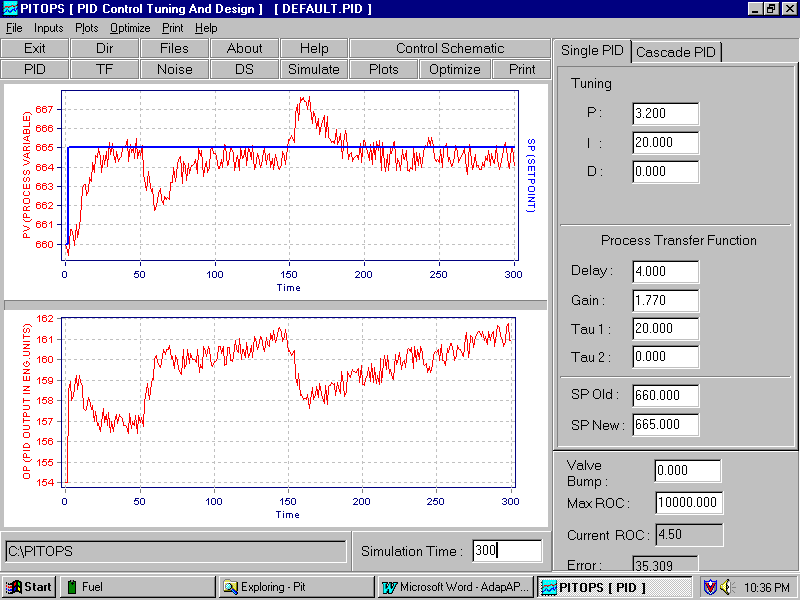TC-FCSetpoint Change Simulation