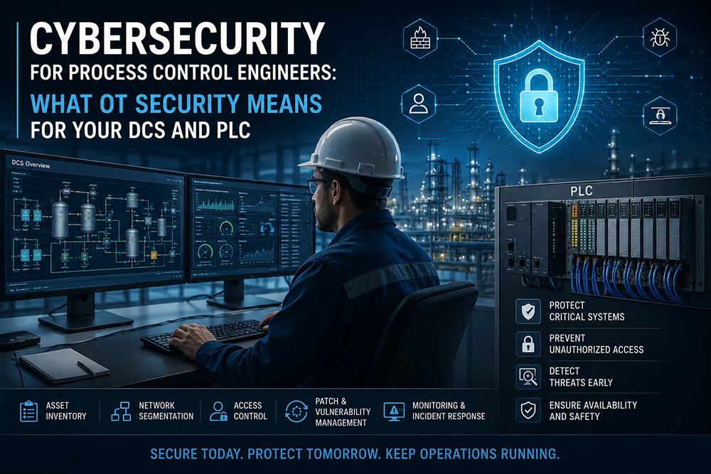 Cybersecurity for Process Control Engineers: What OT Security Means for Your DCS and PLC 1 Cybersecurity for Process Control Engineers